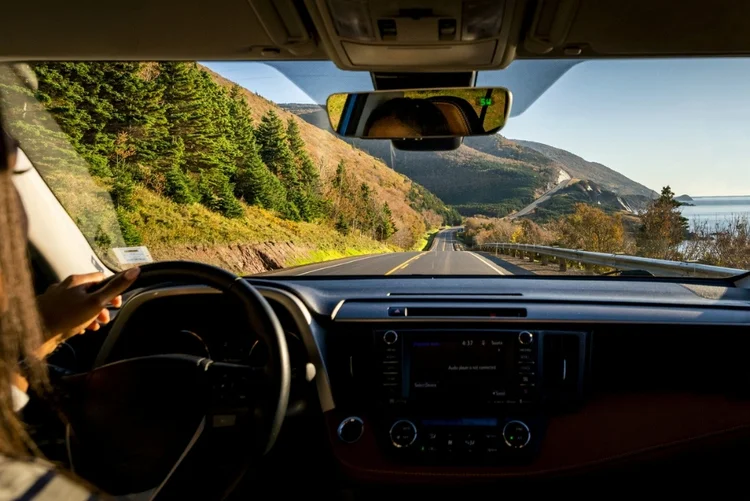 Cape Breton highland highway scenery