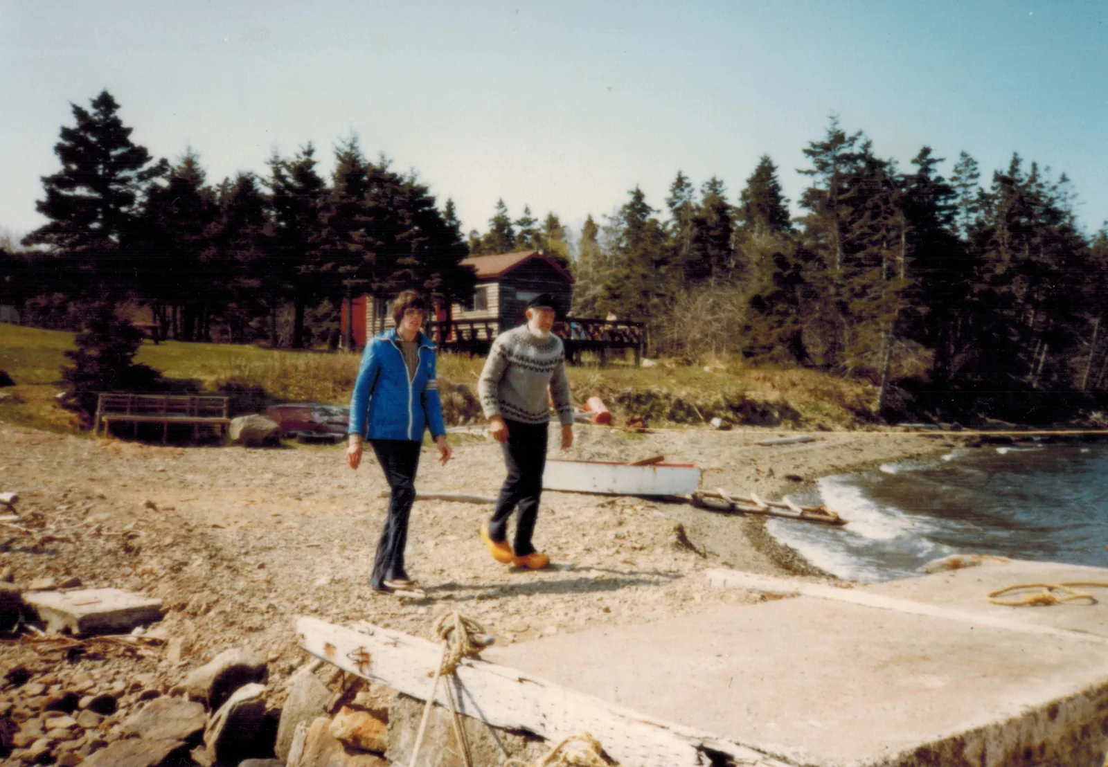 Captain Vince on the Eastwind III in 1982